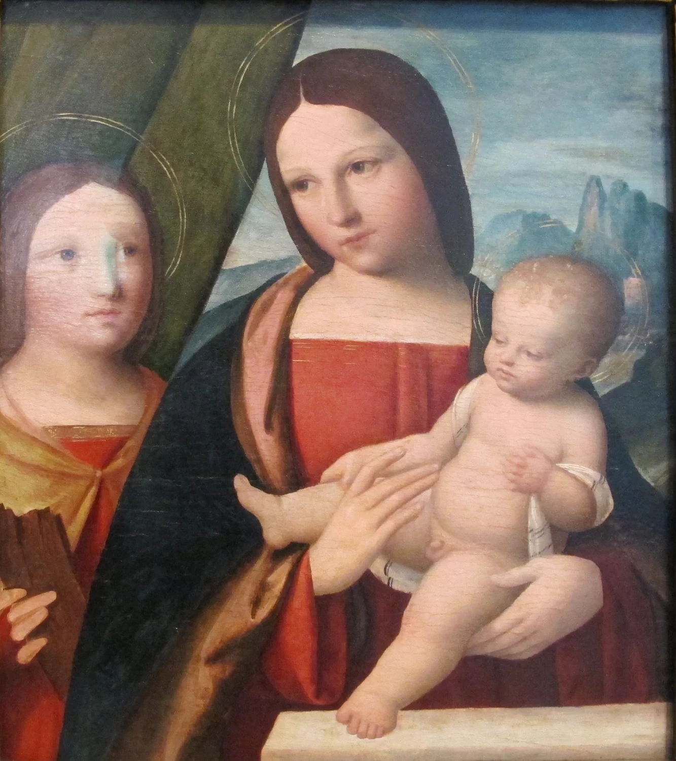 Madonna col Bambino e santa Caterina d'Alessandria - Brooklyn Museum